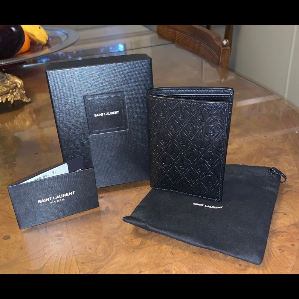 YSL small billfold wallet